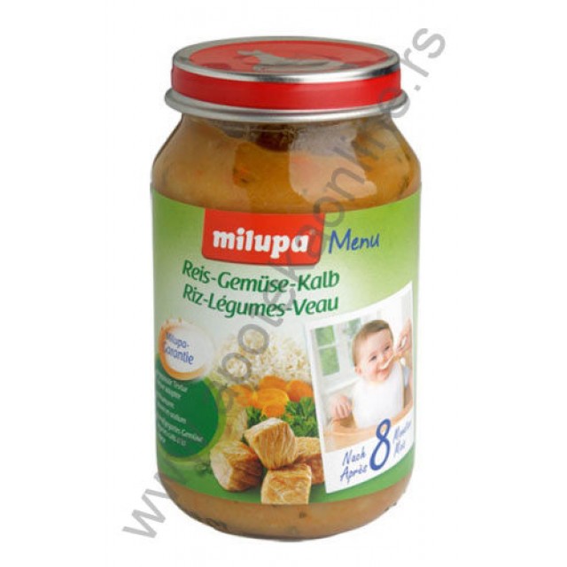 MILUPA KAŠICA TELETINA,PIRINAČ I POVRĆE 200g